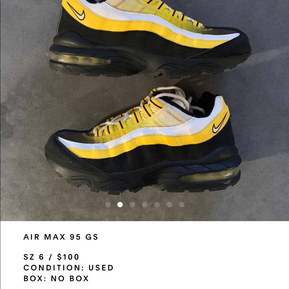 Nike Air max 95 Gs “Varsity Maize”